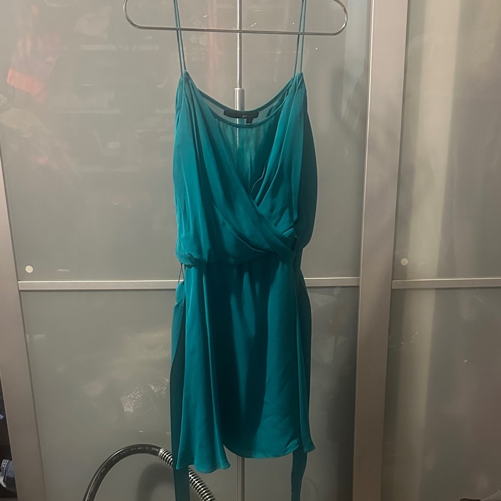 JAYGODFREY Teal Mini Dress